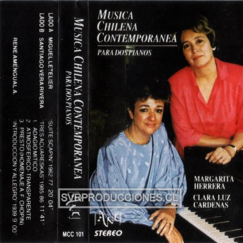Música Chilena Contemporánea Para Dos Pianos [Cassette] - Haga click en la imagen para cerrar