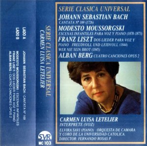 Classical Universal Serie: Carmen Luisa Letelier [Cassette]