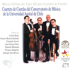 Chilean Music from 20th Century for String Cuartet (2 CDs)
